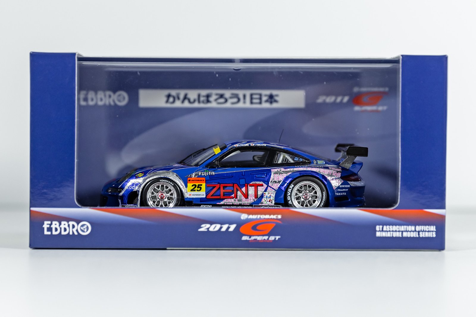 【EBBRO】ZENT Porsche RSR SUPER GT300 1/43 Zent Porsche RSR Super GT300 [Ebbro 44581] | CHRNCLS Secret Stash